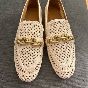 Tory Burch Loafers with Woven Design